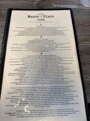 Menu photo 3 Mason-Dixon Cafe Fredericksburg, VA Menu photo 3 Mason-Dixon Cafe Fredericksburg, VA