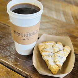 Brickhouse Coffee - Lavender Lemon Scone Americano