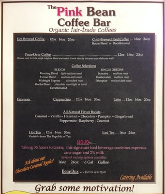 Menu photo 8 The Pink Bean Coffee Fall River, MA Menu photo 8 The Pink Bean Coffee Fall River, MA
