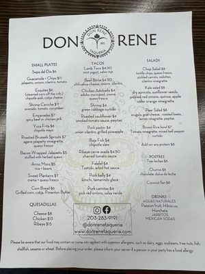 Menu photo 6 Don Rene Taqueria Milford, CT Menu photo 6 Don Rene Taqueria Milford, CT