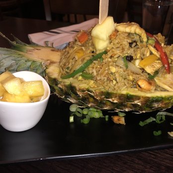 Thai Basil Kitchen - pineapple fried rice - Thai Near Me - Cumming, Georgia Thai Basil Kitchen - pineapple fried rice - Thai Near Me - Cumming, Georgia