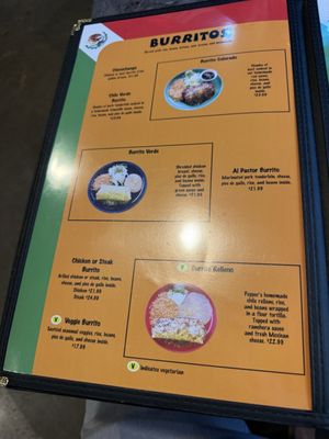 Menu photo 5 Pepper's Mexican Grill Hillsboro, OR
