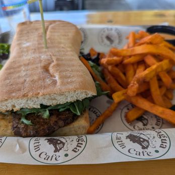 La Guagua - Steak sandwich  and sweet potato fries - Latin American Near Me - Vacaville, California