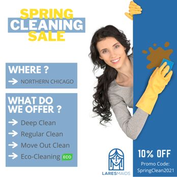 Lares Maids - Spring Cleaning Sale - Northern and wester Chicagoland! - Home Cleaning Near Me