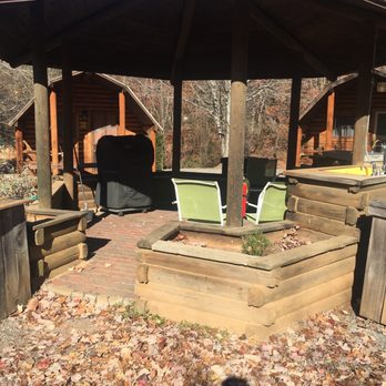 Asheville-West KOA - The camp kitchen had a gas grill, a stove top, and a sink available for use. - Campgrounds Near Me - Candler, North Carolina
