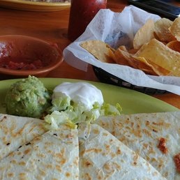 Mushroom Quesadilla, Chips & Salsa at El Gato Mushroom Quesadilla, Chips & Salsa at El Gato