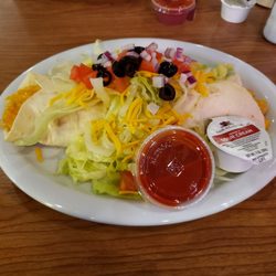 Homesteader - Shrimp Enchilada Lunch Special
