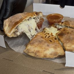 Steak and Cheese Calzone