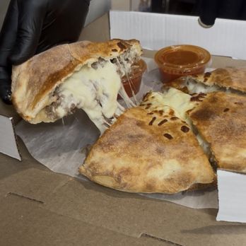 Pizza Mia - Steak and Cheese Calzone - Italian Near Me - Stoneham, Massachusetts Pizza Mia - Steak and Cheese Calzone - Italian Near Me - Stoneham, Massachusetts