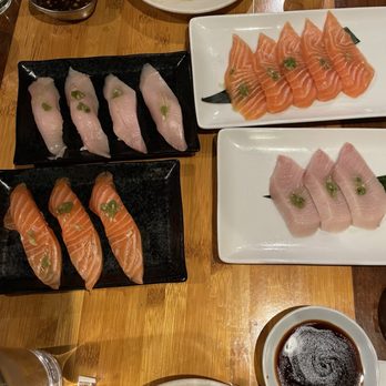 Musashi Sushiya - Salmon Belly Sashimi (6pcs) - Japanese Near Me - Lake Forest, California