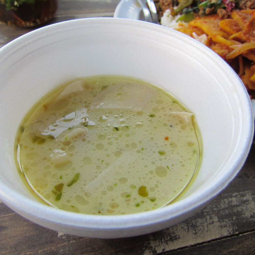 Khao Kang - tom kha gai - chicken galangal soup - Thai Near Me - Elmhurst, New York Khao Kang - tom kha gai - chicken galangal soup - Thai Near Me - Elmhurst, New York