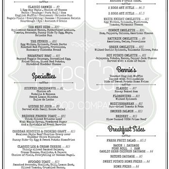 FresCafe - Breakfast menu - Breakfast & Brunch Near Me - Lahaska, Pennsylvania