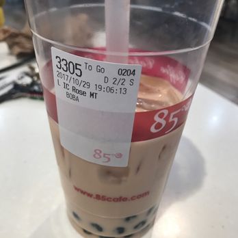 85°C Bakery Cafe-Richardson - Rose Milk Tea - Bakeries Near Me - Richardson, Texas 85°C Bakery Cafe-Richardson - Rose Milk Tea - Bakeries Near Me - Richardson, Texas