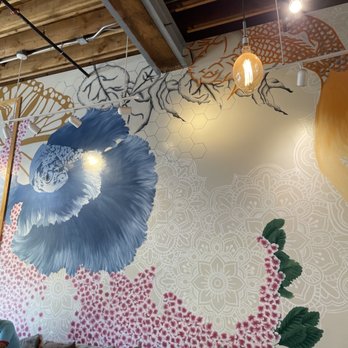 Scented Leaf Tea House - Wall to the left where you order. - Coffee & Tea Near Me - Tucson, Arizona Scented Leaf Tea House - Wall to the left where you order. - Coffee & Tea Near Me - Tucson, Arizona