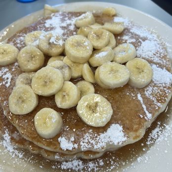 Peg's Glorified Ham and Eggs - Bananas Foster Pancakes - American Near Me - Sparks, Nevada Peg's Glorified Ham and Eggs - Bananas Foster Pancakes - American Near Me - Sparks, Nevada