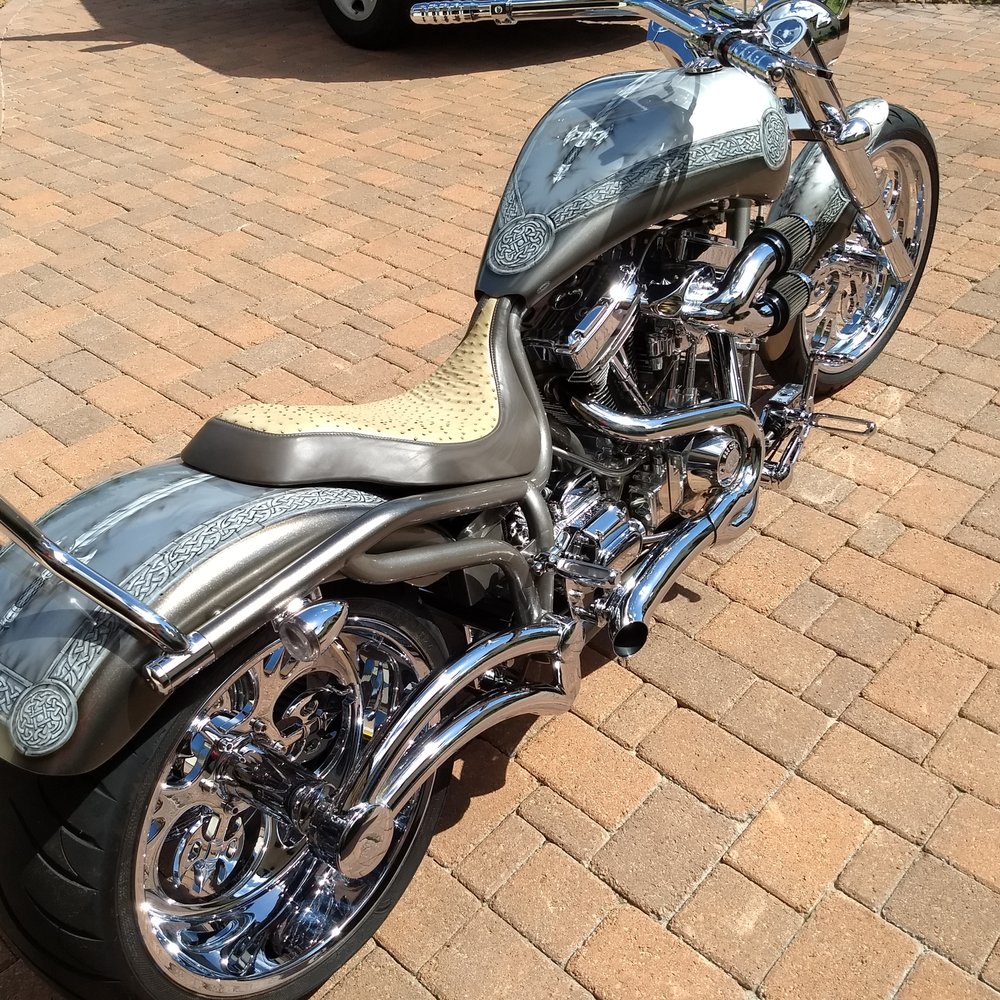 Fender？ 1978 harley ironhead xlch kick only bike has a ton of new