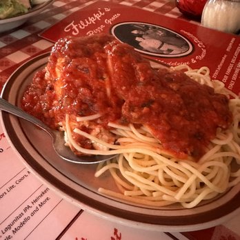 Filippi's Pizza Grotto - Temecula - Half lasagna half spaghetti - Pizza Near Me - Temecula, California Filippi's Pizza Grotto - Temecula - Half lasagna half spaghetti - Pizza Near Me - Temecula, California