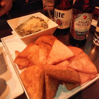 Pittsburgh Improv - Spinach artichoke dip $12 Miller lite and apple cider both $8 each - Comedy Clubs Near Me - Homestead, Pennsylvania