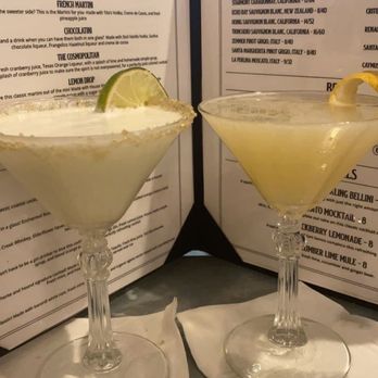 Martini's - Key Lime Pie and Lemon Drop on my first visit. - Seafood Near Me - Fredericksburg, Texas