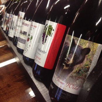 Brookmere Winery - a row of bottles of wine - Wine Tasting Room Near Me - New Oxford, Pennsylvania Brookmere Winery - a row of bottles of wine - Wine Tasting Room Near Me - New Oxford, Pennsylvania