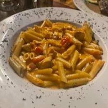 Federicos Grill - Penne pasta with peices of salmon - Wine Bars Near Me - Fremont, California Federicos Grill - Penne pasta with peices of salmon - Wine Bars Near Me - Fremont, California