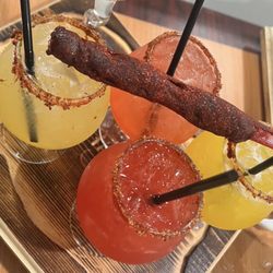 El Farolito Jr - Margarita flight! Mang, strawberry, passion fruit, watermelon!