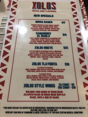 Menu photo 3 Xolos Chapel Hill, NC Menu photo 3 Xolos Chapel Hill, NC