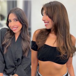 Infinite Hair Studio - No Bleach Brunette transformation