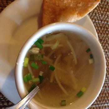 Thai Cuisine - Thai wonton soup and appetizer (comes with lunch special) - Thai Near Me - Spring Hill, Florida Thai Cuisine - Thai wonton soup and appetizer (comes with lunch special) - Thai Near Me - Spring Hill, Florida