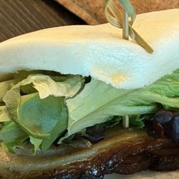 Pork Belly Bun (Half). Pork Belly Bun (Half).