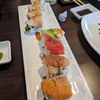 Koyi Sushi - Pretty sushi rolls. They can get quite filling, though. - Sushi Bars Near Me - Costa Mesa, California Koyi Sushi - Pretty sushi rolls. They can get quite filling, though. - Sushi Bars Near Me - Costa Mesa, California