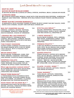 Menu photo 4 Frescos Kitchen & Pub House Christiansted, VI