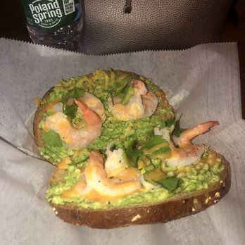 19 Cafe - Avocado mash with shrimp! - Coffee & Tea Near Me - Brooklyn, New York 19 Cafe - Avocado mash with shrimp! - Coffee & Tea Near Me - Brooklyn, New York