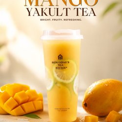 Mango Yakult Tea: Bright, fruity, refreshing