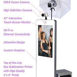 Oh Snap Selfie Photo Booth - Super modern machine