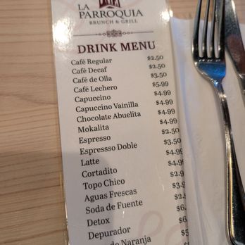 La Parroquia Brunch and Grill - Coffee and other drinks - Desserts Near Me - Laredo, Texas La Parroquia Brunch and Grill - Coffee and other drinks - Desserts Near Me - Laredo, Texas