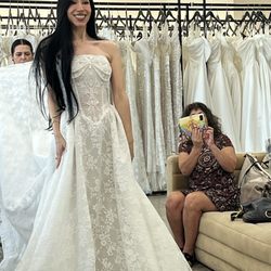 Luv Bridal - me beaming at myself in this dress!