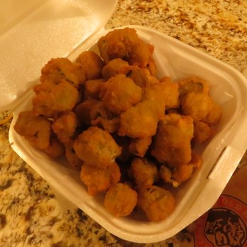 Old Hickory Inn Barbeque - a container of fried food - Barbeque Near Me - Houston, Texas Old Hickory Inn Barbeque - a container of fried food - Barbeque Near Me - Houston, Texas
