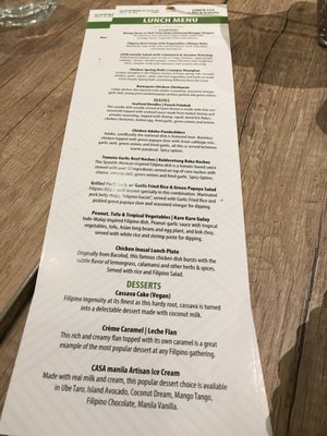 Menu photo 5 Casa Manila Toronto, ON
