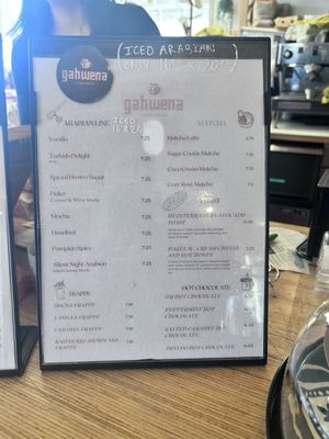 Menu photo 5 Gahwena Coffee Station Duncanville, TX