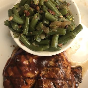 Texas Roadhouse - Bbq chicken with a side of green beans - Steakhouses Near Me - Oceanside, California Texas Roadhouse - Bbq chicken with a side of green beans - Steakhouses Near Me - Oceanside, California
