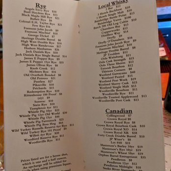 The Whisky Bar - Scottish Near Me - Seattle, Washington
