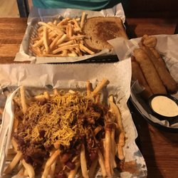 Mike's Place - Patty melt, chili cheese fries, fried pickles