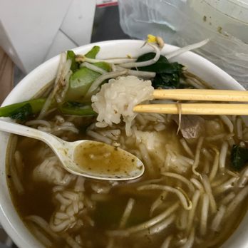 Thai District - Clump of rice noodle.... - Thai Near Me - Long Beach, California