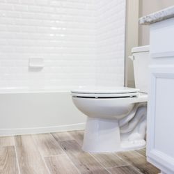 Porcelite - Bath Specialty white acrylic subway tile