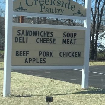 Creek Side Pantry - a sign in front of the store - Bakeries Near Me - London, Kentucky Creek Side Pantry - a sign in front of the store - Bakeries Near Me - London, Kentucky