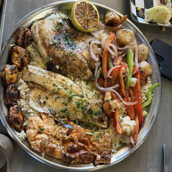 Sofra Grill - Seafood platter!! Full of flavors! - Mediterranean Near Me - South San Francisco, California