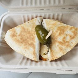 Luchador Coffee - Breakfast quesadilla - delicious!