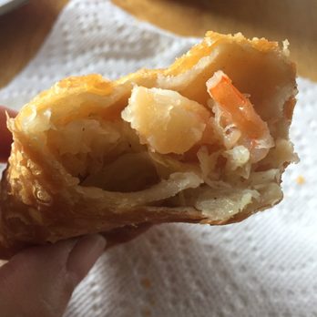 Top's China - Shrimp roll. Like a spring roll with about 2-3 medium shrimp - Chinese Near Me - Pawcatuck, Connecticut Top's China - Shrimp roll. Like a spring roll with about 2-3 medium shrimp - Chinese Near Me - Pawcatuck, Connecticut