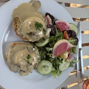 Santa Fe Teahouse & Bistro - Mushroom benedict - Coffee & Tea Near Me - Santa Fe, New Mexico Santa Fe Teahouse & Bistro - Mushroom benedict - Coffee & Tea Near Me - Santa Fe, New Mexico